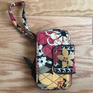 Vera Bradley floral wristlet